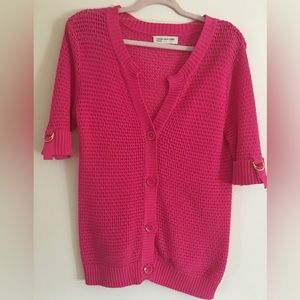 Jones New York, Size Large, Fuchsia Sweater